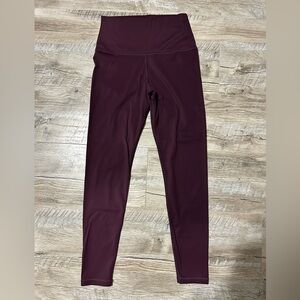 Lululemon Wunder Train High-Rise Tight - Plum 25”